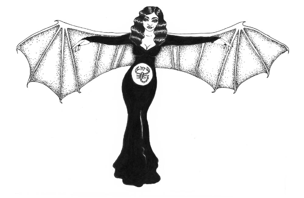 madonna as a bat